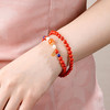 岸纾 天然朱砂南红玛瑙双圈精品手串 商品缩略图1