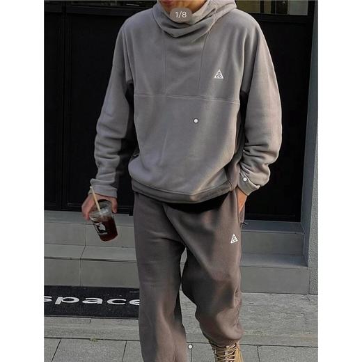 三色发售！！AC*Polartec 刺绣Logo 机能户外 双面摇粒绒 运动束口休闲卫裤 商品图1