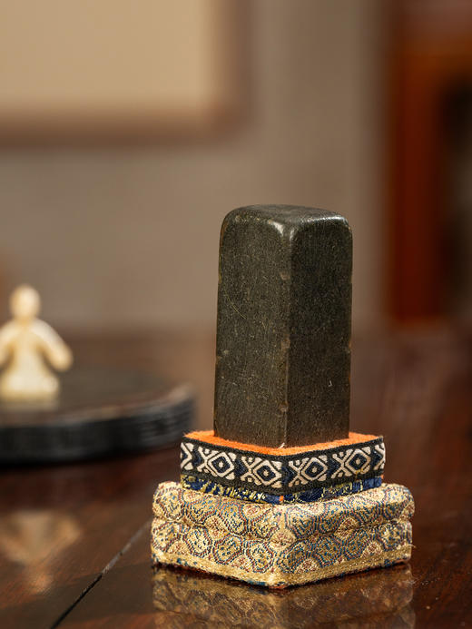 清	林皋款寿山石诗文印章 商品图1