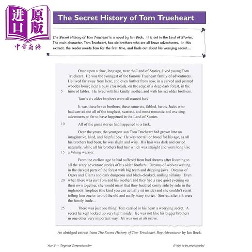 【中商原版】英国原版CGP KS2 小学三年级 英语阅读理解练习册合集3册 Book 1+2+Stretch English Reading Comprehension 商品图1