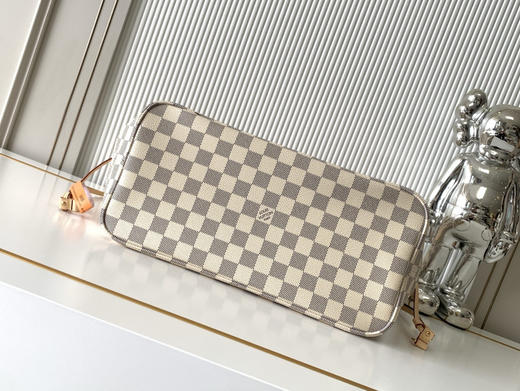 秋冬特惠💰1290 渠道级LV【全钢五金 变码芯片】te级LV 全套包装 41361白格杏 经典购物袋 中号 商品图3