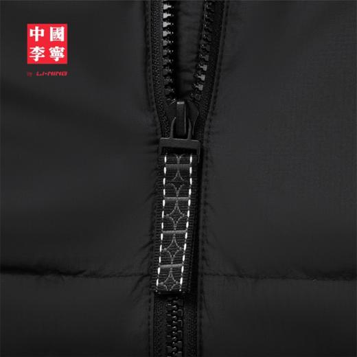 中国李宁男子反光防泼水宽松90%鸭绒短羽绒服AYMV541 商品图9