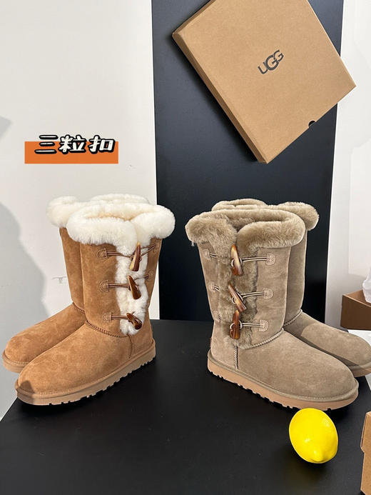 油叽叽牛角扣雪地靴112003 商品图6