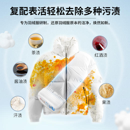 严选 | 立白小白白羽绒服洗衣液250g+羽绒服干洗剂100g 商品图2