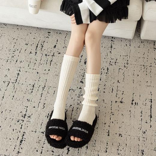 【YW】无忧购【甄选】19元2件堆堆袜套女秋冬保暖小腿中筒袜子日系jk美拉德腿套粗针小皮鞋袜子（截单后3-5天发货) 商品图2