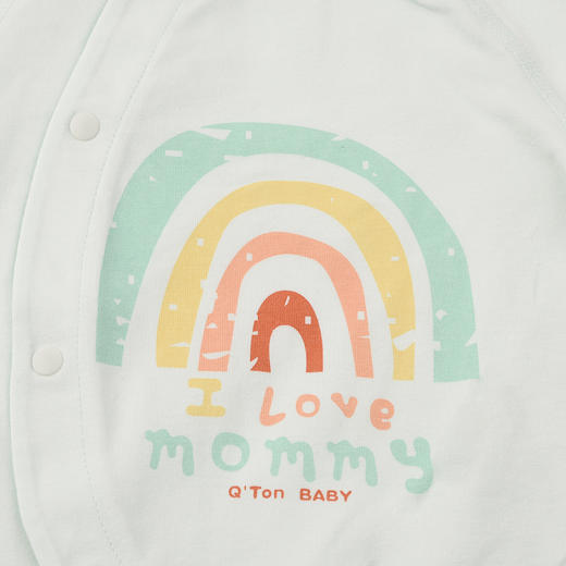 棉果果春季新品男宝女宝卡通可爱5A抗菌纯棉爬衣偏襟连体衣M101720226011 商品图3