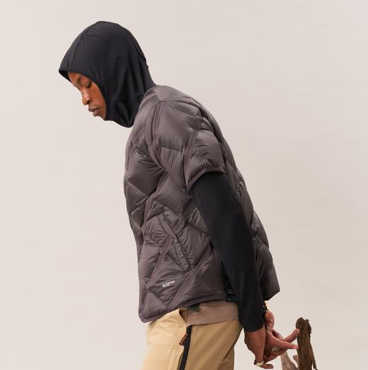 PACIFIC++短袖轻薄羽绒服保暖鹅绒PERTEX男女UPPERVOID二普纬度 商品图2