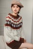 HAYES 费尔岛提花撞色圆领针织毛衣 21816 商品缩略图3