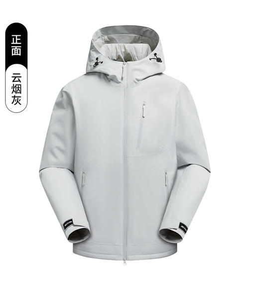 【福利爆款】连帽冲锋棉衣｜户外通勤两穿｜福利礼品定制｜支持印Logo 商品图2