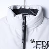 H918SDSA秋冬新款痞帅男装美式珠子刺绣字母拉链立领羽绒服外套百搭 商品缩略图2