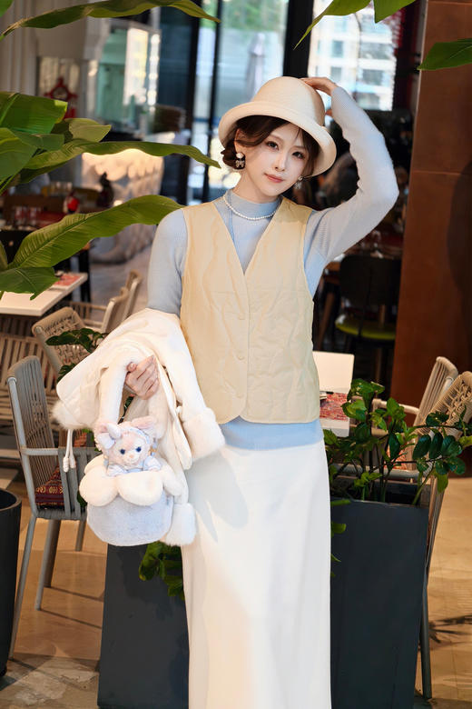 逸红颜明月优选#入冬神器!『暖宝宝』零压感90白鸭绒暖感马甲｜轻盈隐形的“保暖内搭神器” 商品图12