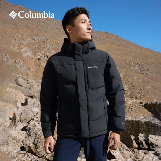 哥伦比亚男式净色防水羽绒外套XE3760 商品图2