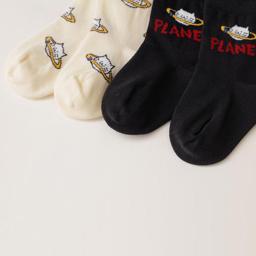 马克珍妮男童四季穿猫咪星球短袜2025年新款551896 商品图4