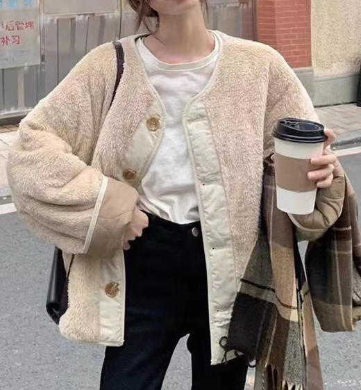 特价出！不退换！ 保暖厚实两面穿菱格棉衣外套！ 商品图4