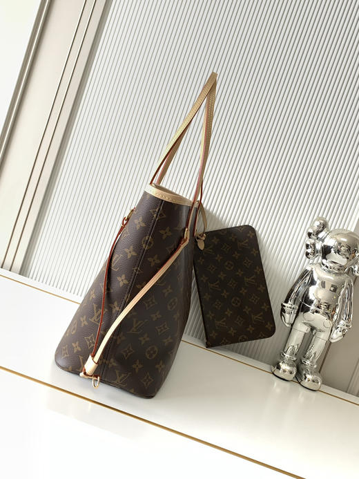 秋冬特惠💰1290 渠道级LV【全钢五金 变码芯片】te级 全套包装 M40995老花杏 经典购物袋 中号 商品图1