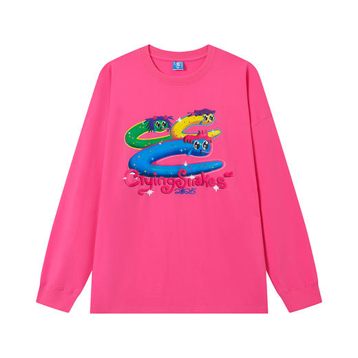 CryingCenter CryingSnakes2025哭喊3C蛇年系列长袖宽松T恤 商品图3