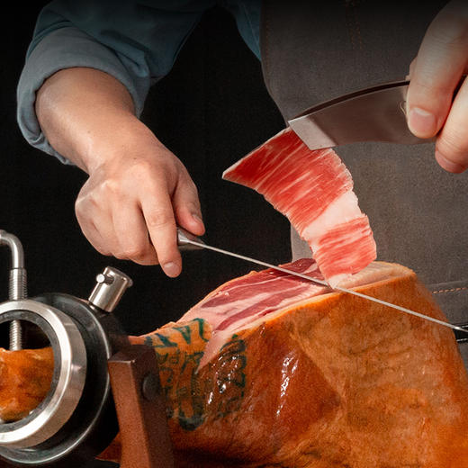 巴玛西班牙进口火腿伊比利亚黑猪后腿发酵即食火腿 商品图1