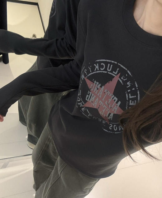 韩国订单加厚保暖打底衫长袖T恤11211 商品图0