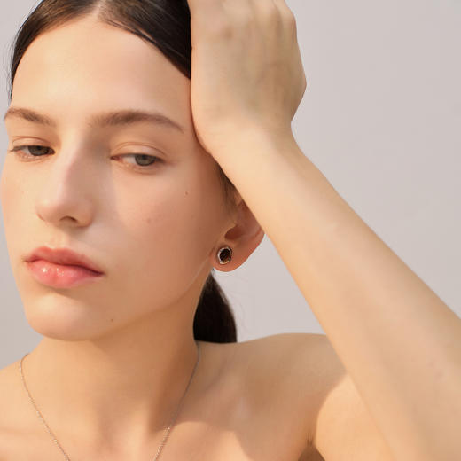 【微信专享款】ARSIS｜秘密花园系列 虎眼纳财小耳钉 商品图7