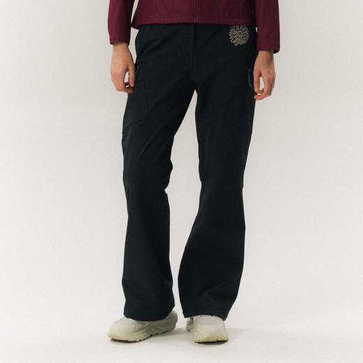 NABROK软壳裤户外运动微喇加绒软壳裤女新款UPPERVOID二普纬度 商品图4