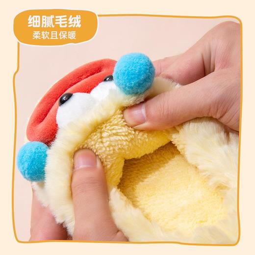 【可爱搞怪儿童棉拖鞋】秋冬季室内防滑保暖一家三口毛绒棉拖鞋 商品图3