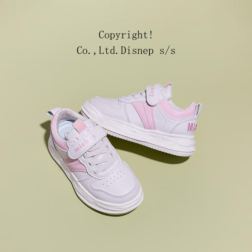特价59元迪士尼【正版授权】【防伪标】儿童加绒运动休闲鞋板鞋时尚百搭彩绘色系男女童金典板鞋26-37 商品图4