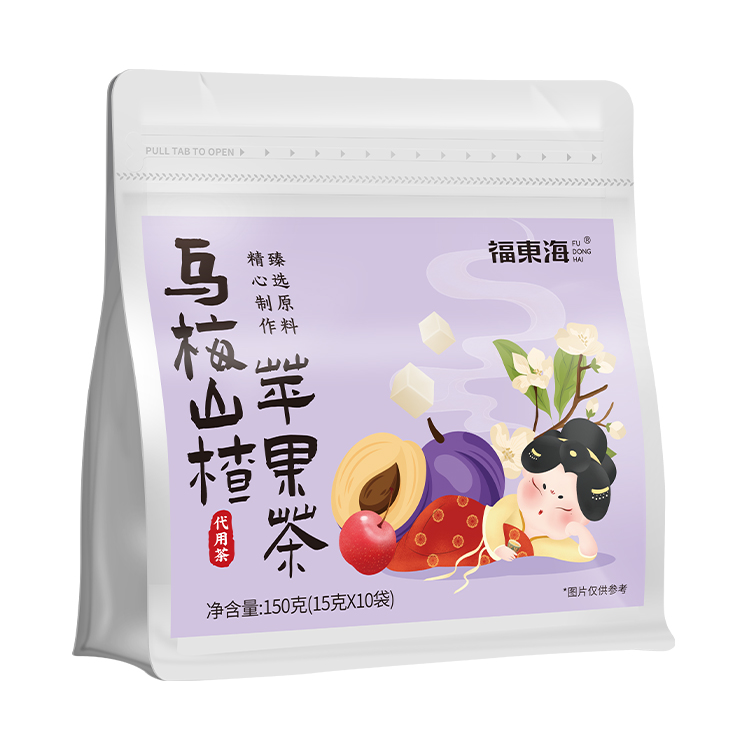 福东海 乌梅山楂苹果茶150克（15*10袋）红枣苹果干刮泡水油汤脂肥肚子脾胃养生饮