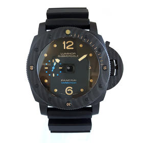 【95新】Panerai沛纳海PAM00616自动机械日期显示47mm（男款）潜行系列 钛金属/碳纤维单向旋转表圈 121125TJ01