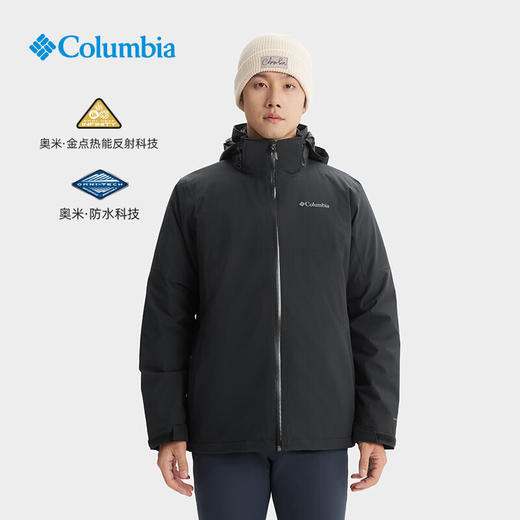 哥伦比亚男式羽绒内胆三合一外套WE6671 商品图1