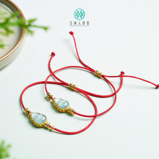 翡翠手绳-翡翠葫芦手绳 商品图0