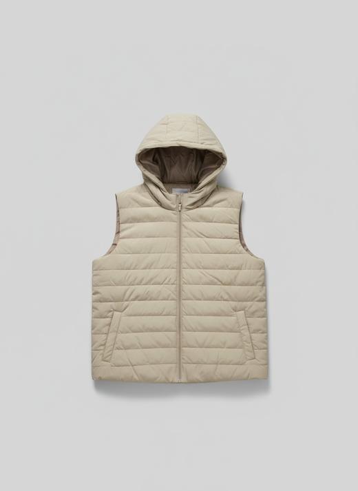 佐丹奴女装25年新款连帽夹棉背心13375822 商品图0