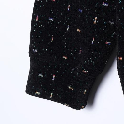 WY1444SDSA男士秋冬新款痞帅男装韩版满印刺绣连帽卫衣百搭时尚套头上衣 商品图4