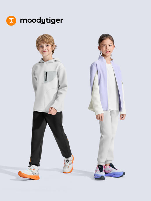 奶芙裤儿童束脚针织长裤软糯舒适休闲运动裤子53511307【专属】 商品图4