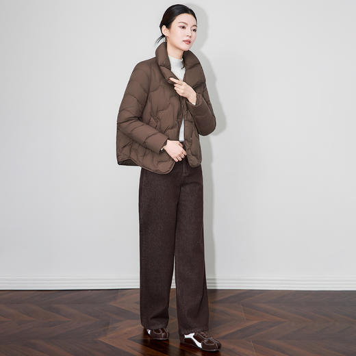 90白鸭绒短款羽绒服外套防风保暖WLZD2514204 商品图3