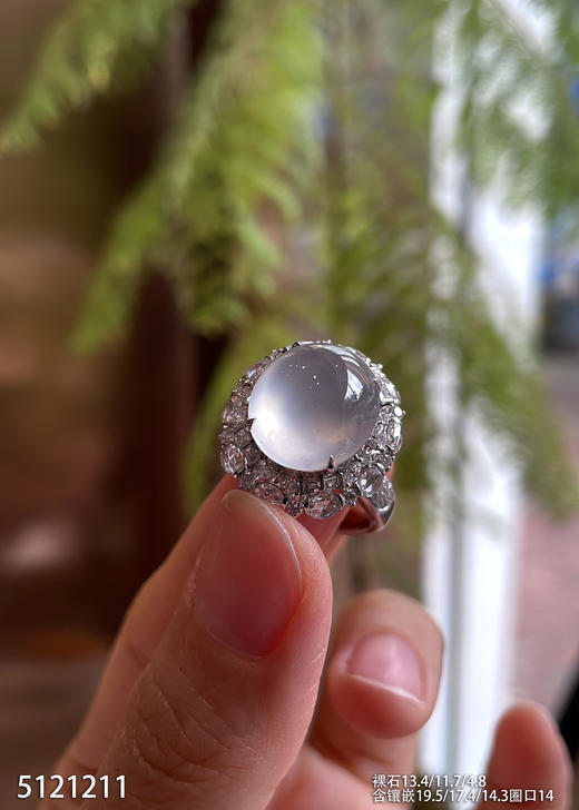 5121211，蛋面戒指吊坠两用款，具体价格微信咨询 商品图1