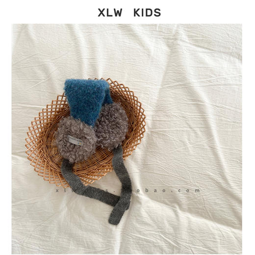 【YW】无忧购韩国新款拼色加厚羊羔毛儿童耳罩秋冬防冻保暖护耳男女宝宝耳捂子（截单后3-5天发货) 商品图6
