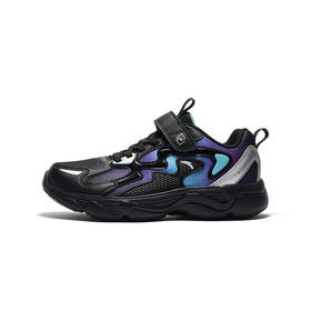 超级安踏儿童魔术贴休闲鞋秋冬轻便运动鞋男大童跑步鞋312548811U