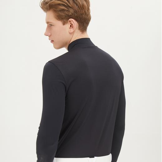 P家男士薄款半高领打底衣面料柔滑吸湿排汗弹力大紧勒M121707 商品图4