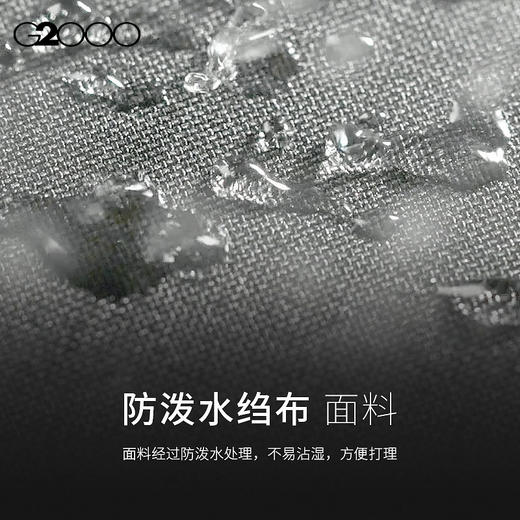 G2000男装FW25商场同款【防泼水/防静电/多面弹】保暖羽绒马甲58193018 商品图2