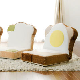 日式创意单人沙发椅可拆洗可调节面包日式座椅