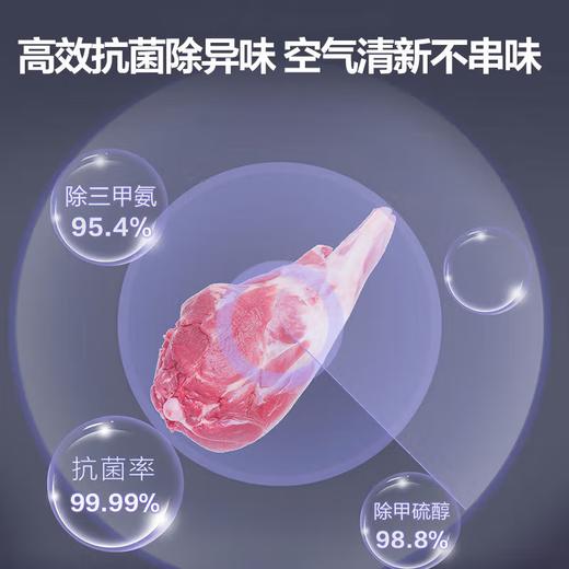 海尔（Haier）500L法式多门零距离自由嵌入黑金净化抗菌除异味一级双变频节能大容量冰箱BCD-500WGHFD45ASU1 商品图5