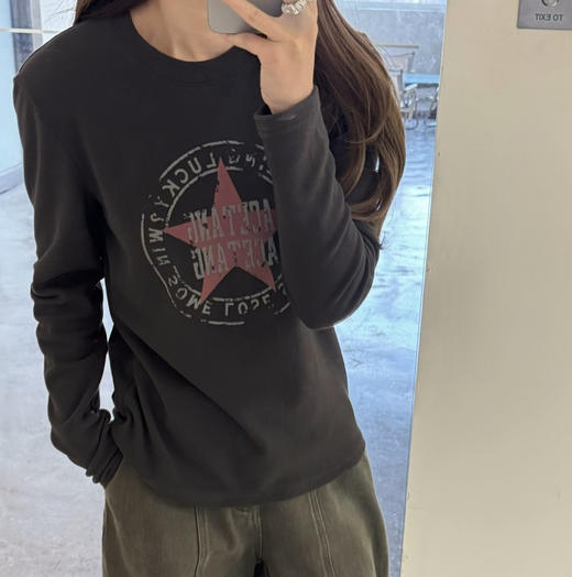 韩国订单加厚保暖打底衫长袖T恤11211 商品图2