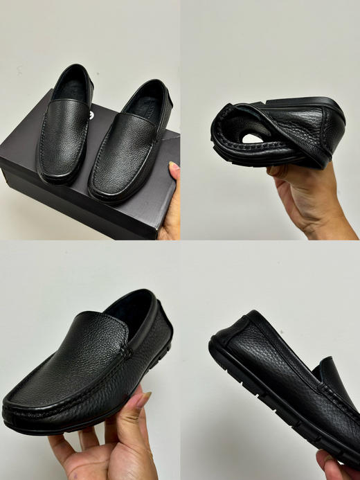 EC&CO真皮套脚男鞋 商品图0