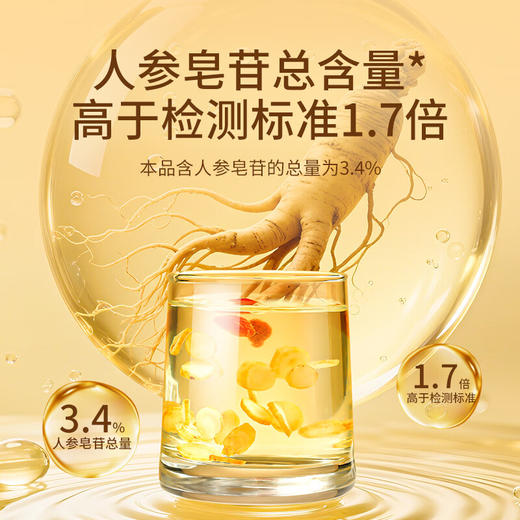 福东海 美国西洋参片60g 进口花旗参切含片泡水送长辈滋补品 约0.6-0.8cm 商品图5