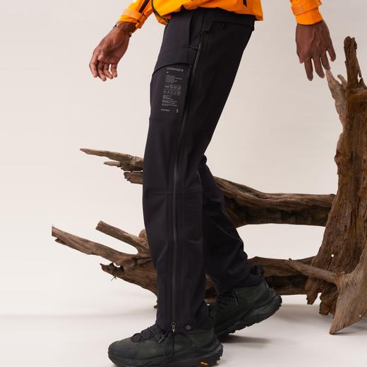 KOOTNEY加绒冲锋裤户外休闲防水软壳裤男UPPERVOID二普纬度 商品图3