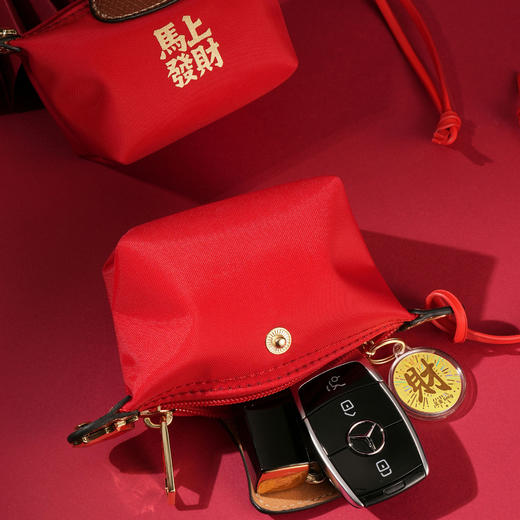 赚元马新年系列礼品 26年新春马年999足金挂饰红手绳 车挂包挂钥匙挂饰品 商品图6