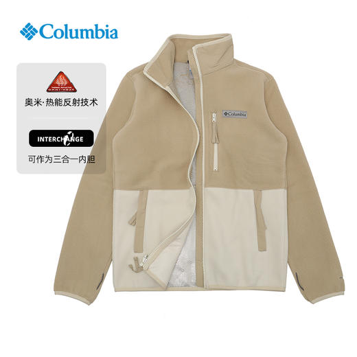 哥伦比亚女式净色立领抓绒外套XR7225 商品图4