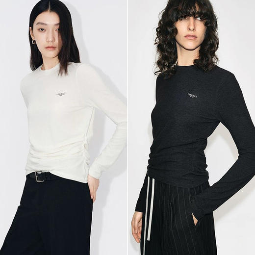 【高品质私服】【MC发热磨毛长袖T恤】收敛肩线利落有型，上身显瘦显薄G1598-CC【无标出货 介意慎拍】 商品图0