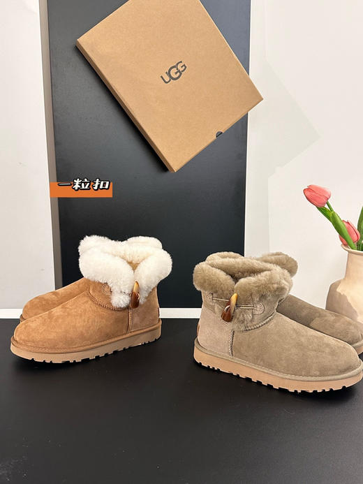 油叽叽牛角扣雪地靴112003 商品图4