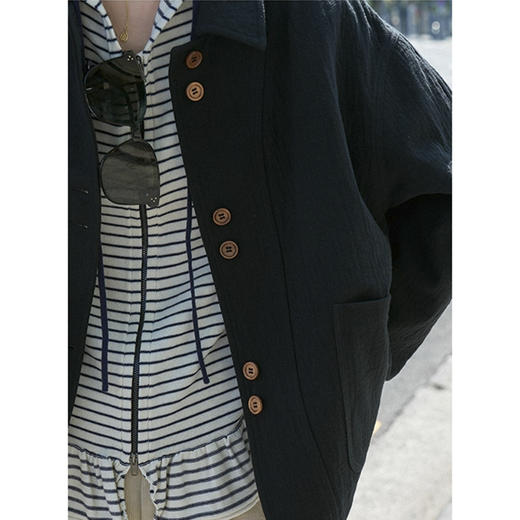 裁缝学苑AH93韩系短外套纸样外套加厚短款夹克女装打版裁剪图纸 商品图2